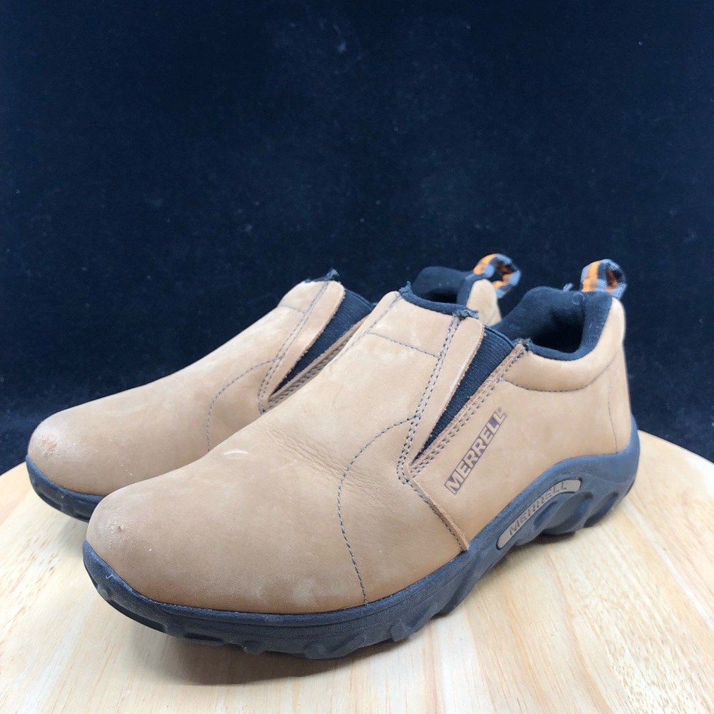 MERRELL Women’s jungle moc brown hiking shoe size 7.5 - Picture 2 of 10